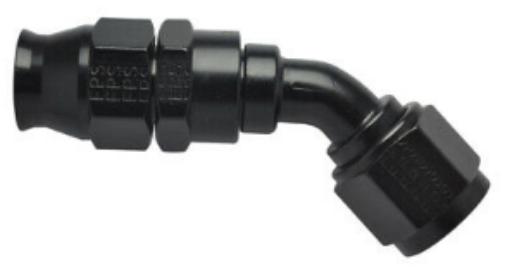 Bilde av 45gr. PTFE AN kobling - AN-10 - Svart