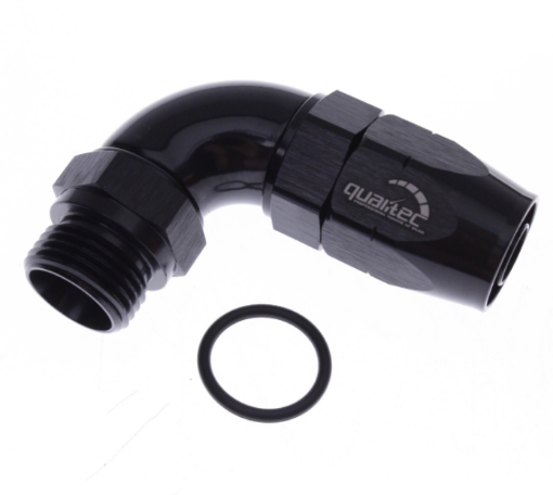 Bilde av 7/8"-14 UNF -> AN10 - High flow 90gr - Sort