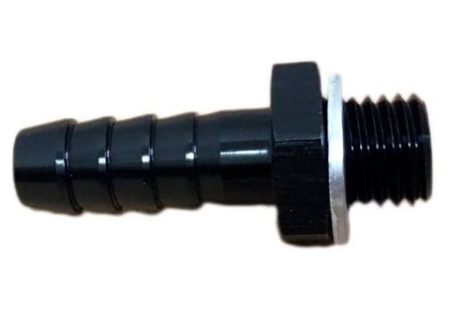 Bilde av M14 x 1,5 til 3/8 "(9,5 mm.) - Svart alu