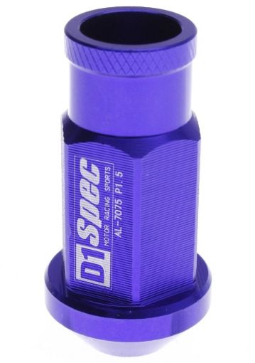 Bilde av Aluminium Wheel nuts - M12*1.5 - Blue