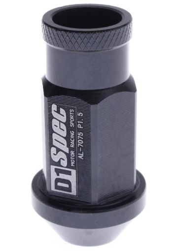 Bilde av Aluminium Wheel nuts - M12*1.25 - Black