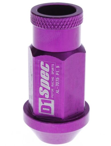 Bilde av Aluminium Wheel nuts - M12*1.25 - Purple