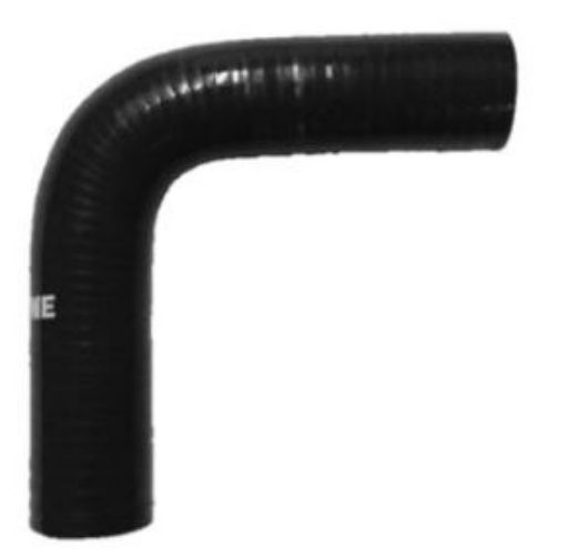 Bilde av 1,25'' / 32mm. - 90 graders silikonbøyning - Svart