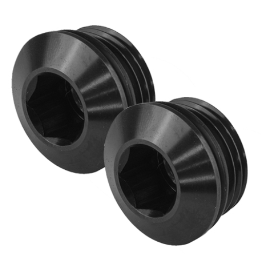 Bilde av Slimline AN20 Propp - Han O-ring - Svart Alu