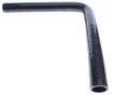 Bilde av 90 graders silikonbøyning - Svart 1.5" - 38mm.