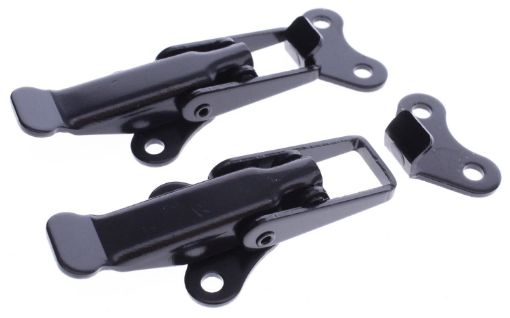 Bilde av Toggle Fasteners - Chrome plated - Large - Black coated