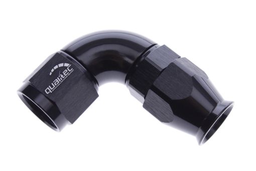 Bilde av 90gr. PTFE AN kobling - AN-8 - Svart - High Flow
