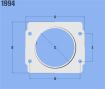 Bilde av Vibrant MAF Sensor Adapter Plate for Subaru applications use w/ 3in Inlet I.D. filters only