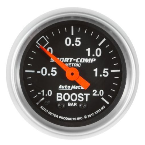 Bilde av Autometer Sport-Comp Gauge Vac/Boost 2 1/16in -1 - +2 Bar