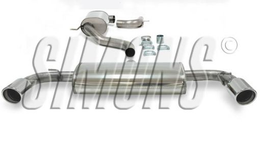 Bilde av Simons catback eksos VW Golf 6 GTI 2.0 TSI