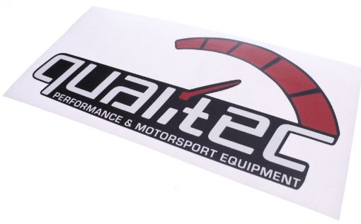 Bilde av Qualitec klistremerke sort 125 mm