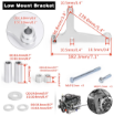 Bilde av Aluminum Alloy LS/LS1 Alternator Bracket auto product Car accessories Fit for Camaro Durable Generator W/ Rear Brace