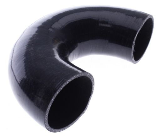 Bilde av 180 grader silikonbøyning - Svart 3 "- 76mm.