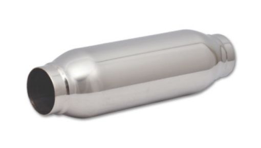 Bilde av Vibrant SS Resonator (Standard Design) 2.in inlet/outlet x 12in long w/ 3.5in OD resonator body