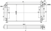 Bilde av Radiator EXTREME Motorsport 1014x519x90 mm