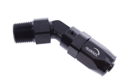Bilde av 3/8" NPT -> AN10 - 45 deg - Black