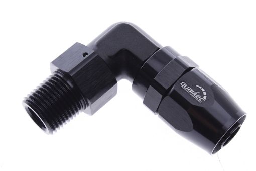 Bilde av 1/8" NPT -> AN6 - 90 deg - Black