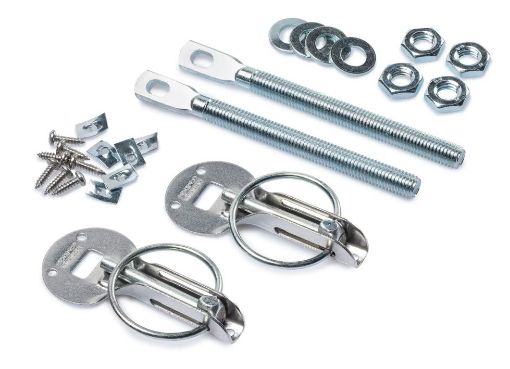 Bilde av Sparco Silver Hood Pin - Set of 2