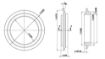 Bilde av 3" V-Band Flange Outlet G42 G45 GT42 GTX42 GT45 GTX45 GT47 GTX47 GTX50 GTX55 G55