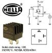 Bilde av HELLA 4RA 931 774-031 solid-state relé 12V 4-polet