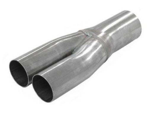 Bilde av Exhaust Y-piece - Stainless 3,5"-> 2 pieces 3" - Simons U908976R