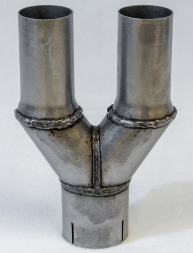 Bilde av Y-stykke til eksos - Rustfri 2½" -> 2  stk. 2" - Simons U2863090R