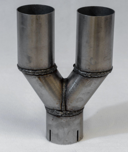 Bilde av Y-stykke til eksos - Rustfri 2½" -> 2  stk. 2½" - Simons U2863110