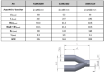 Bilde av Y-stykke til eksos - Rustfri 2½" -> 2  stk. 2½" - Simons U2863110