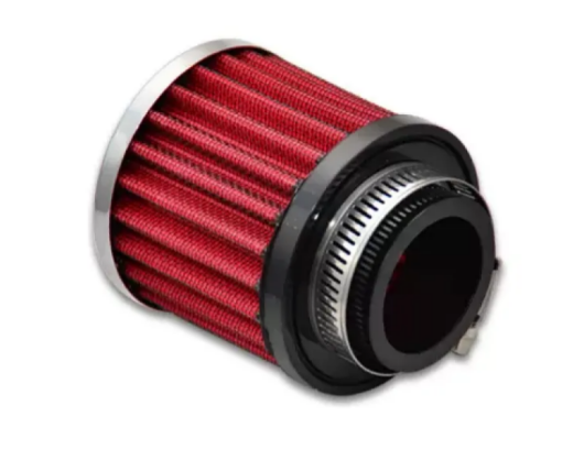 Bilde av Vibrant Crankcase Breath Filter w/ Chrome Cap - 68mm Tall x 25mm ID