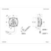 Bilde av SPAL 3,8" - Suction -  VA32-A101-62A  - 210 m³/h