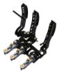 Bilde av Wilwood Pedal Assembly Floor Mount-Brake Clutch & Throttle