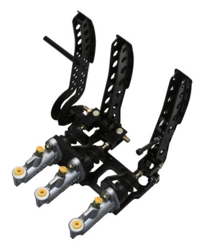 Bilde av Wilwood Pedal Assembly Floor Mount-Brake Clutch & Throttle