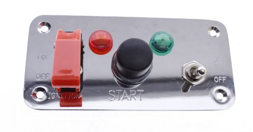 Bilde av COMPETITION STARTER PANEL  -  PUSH BUTTON, LIGHTS, 2 SWITCHES