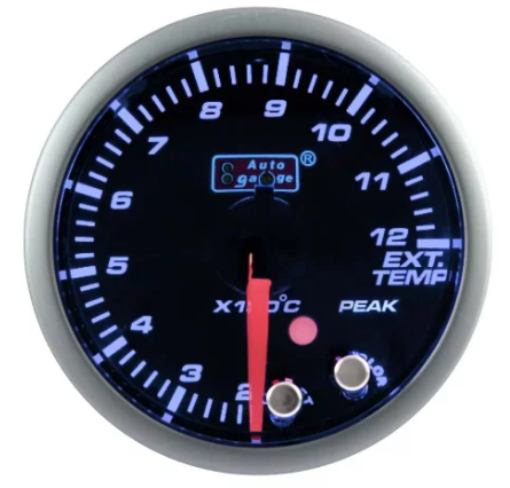 Bilde av Autogauge EGT Eksostemperaturmåler - Dark