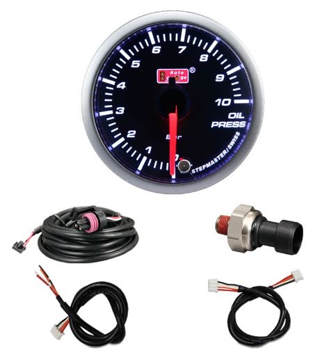 Bilde av Autogauge oljetrykksklokke - Dark