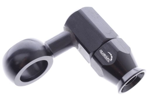 Bilde av ID 15,7mm. - 90 deg. AN6 PTFE - Banjo fit - Black