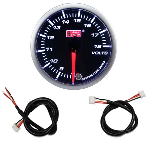 Bilde av Autogauge voltmeter - Mørk