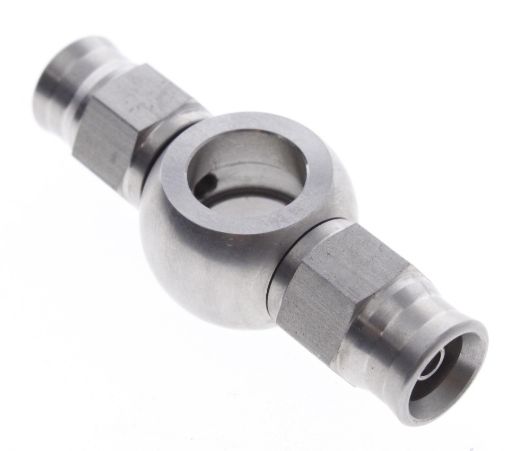 Bilde av Double Banjo Hose end - ID11,1mm.(7/16") - AN3 - 48mm. long