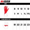 Bilde av Racing gloves RRS VIRAGE 3 - BLACK logo RED - FIA 8856-2018 - XL