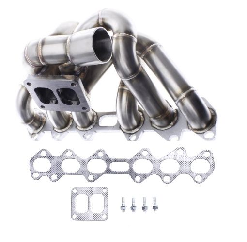 Bilde av Toyota 2JZ-GTE turbo manifold - T4 split - 3mm. High Quality