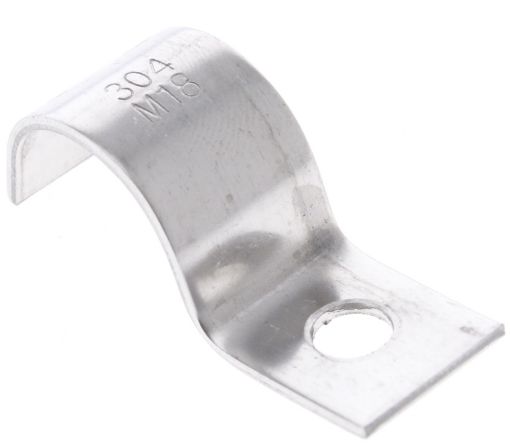 Bilde av Enkel rustfri P-klemme 18 mm