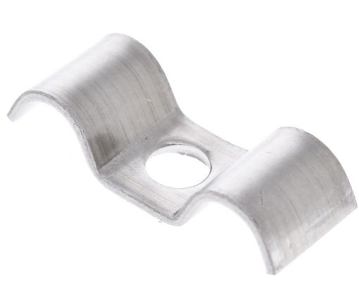 Bilde av Dobbel rustfri P-klemme 8 mm