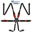 Bilde av RRS FIA 3" 2" R6 HANS® 2,8 Kg Svart Sikkerhetssele