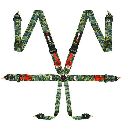 Bilde av RRS FIA 3" 2" R6 HANS® 2,8 Kg Camo Sikkerhetssele