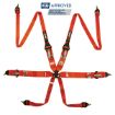Bilde av RRS FIA 3" 2" R6 HANS® 2,8 Kg Oransje Sikkerhetssele