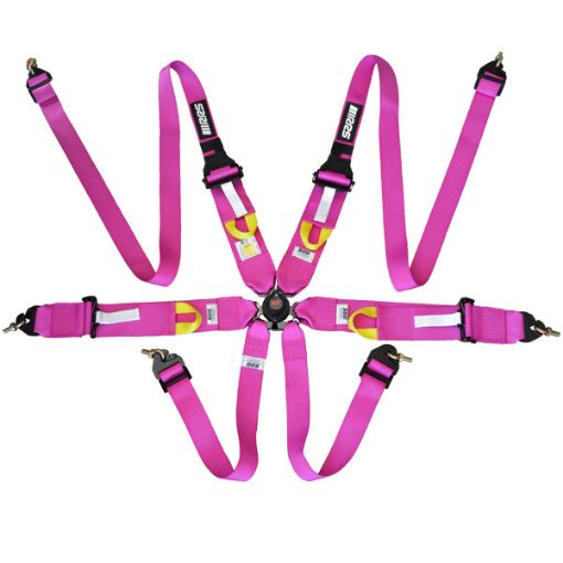 Bilde av RRS FIA 3" 2" R6 HANS® Superlight 2,8 Kg Rosa Sikkerhetssele