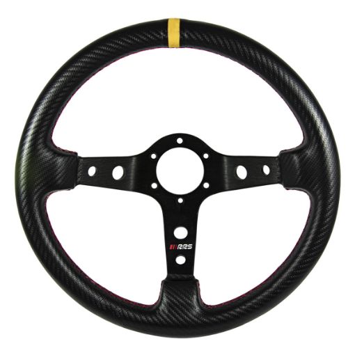 Bilde av RRS CARBON LOOK Ratt – F90 350 mm – Gul