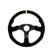 Bilde av RRS APEX Ratt – Flatt 350 mm – Svart Semsket