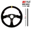 Bilde av RRS APEX Ratt – Flatt 350 mm – Svart Semsket