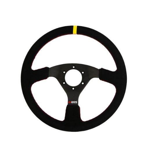Bilde av RRS TRAJECT Ratt – Flatt 330 mm – Svart Semsket